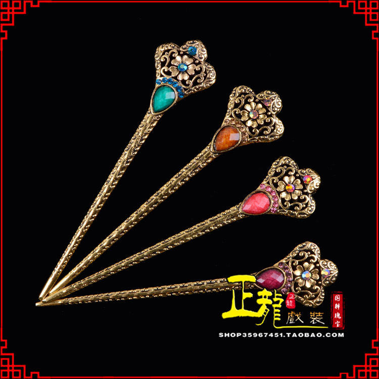 雷山头饰老旦青衣员外夫人簪子 老旦发簪