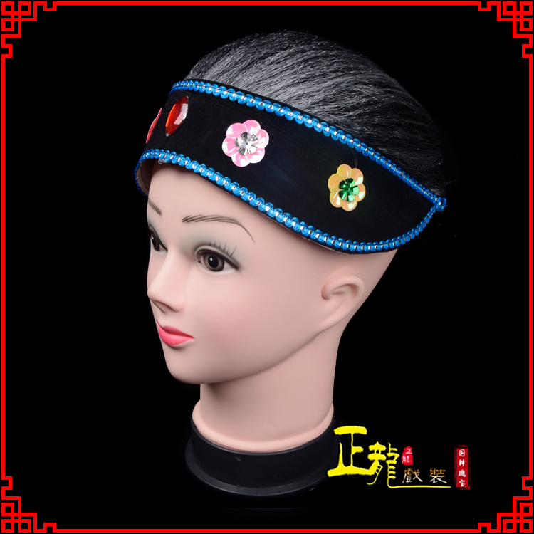 雷山老旦媒婆穷老太婆假发套 老旦头套